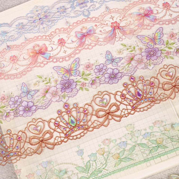 Dreamy Floral Series PET Tape 6 Designs 3cm x 2m image 3