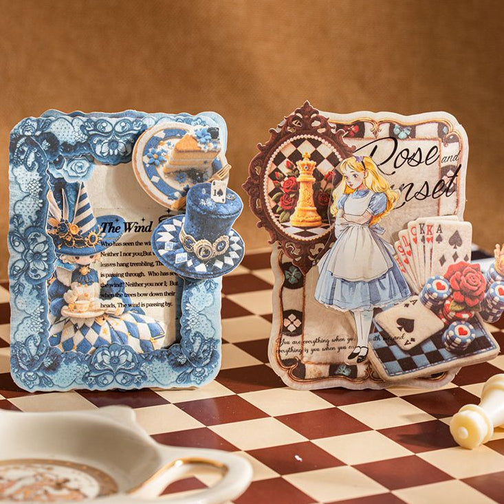 Dreams And Alice Paper Stickers 4 Styles 15 Pcs image 3