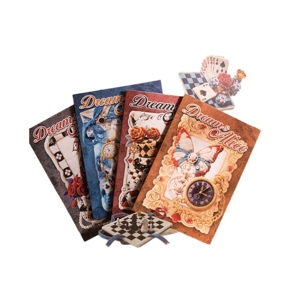 Dreams And Alice Paper Stickers 4 Styles 15 Pcs image 4