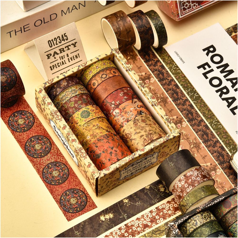 Landscape Series Washi Tape Set 12 rolls 8 Styles image 0