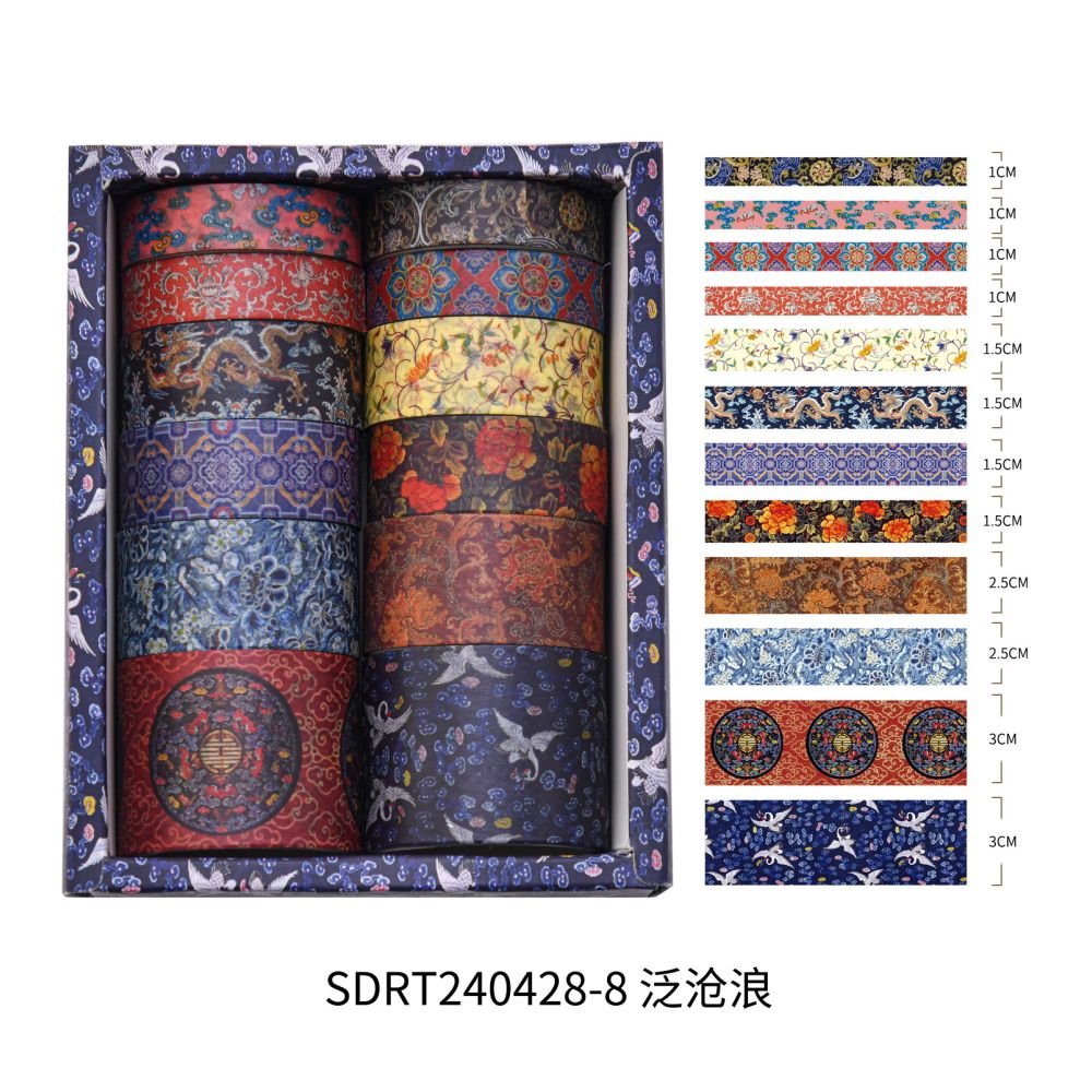 Landscape Series Washi Tape Set 12 rolls 8 Styles image 4