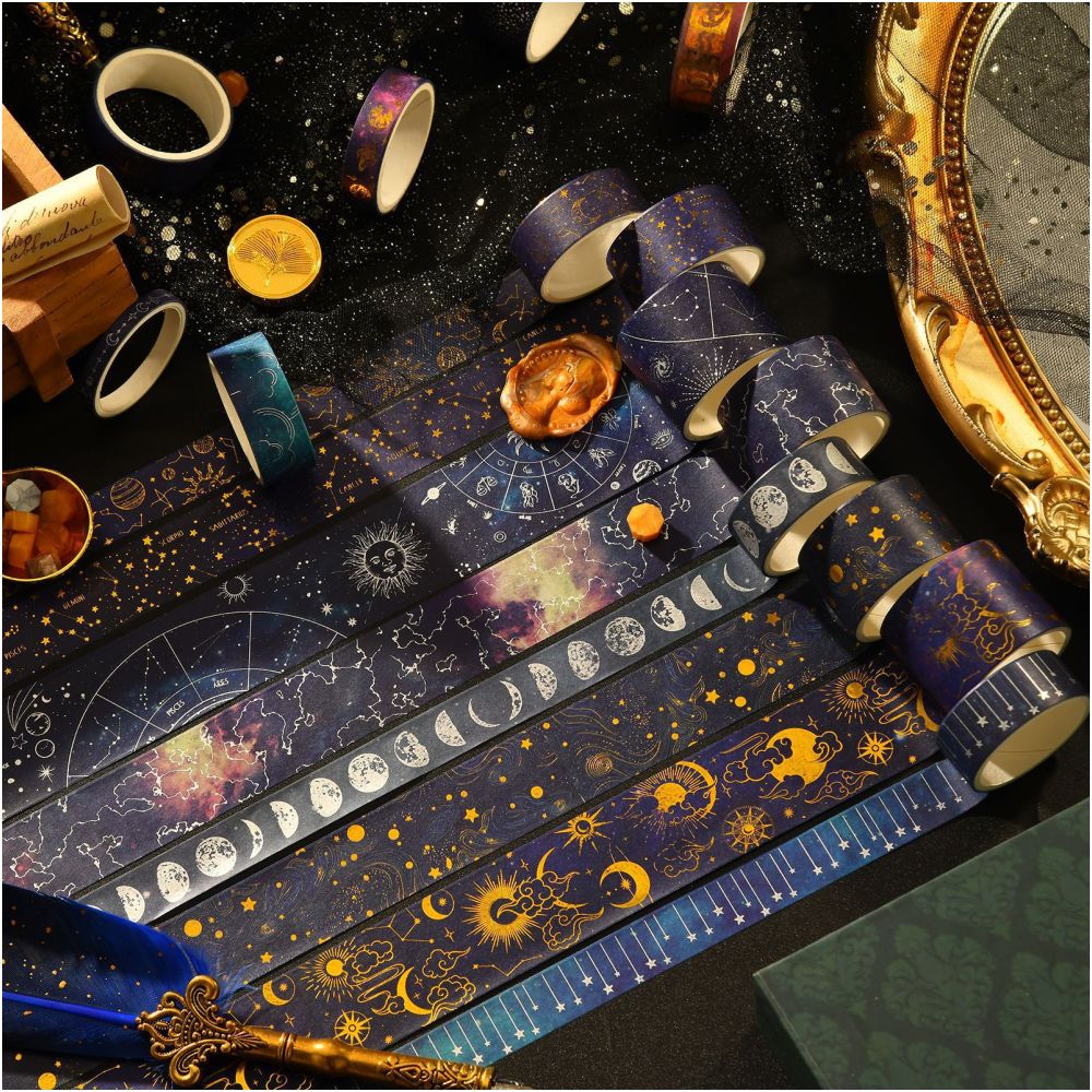 Starry Sky Series Hot Stamping Washi Tape Set 3 Styles image 2