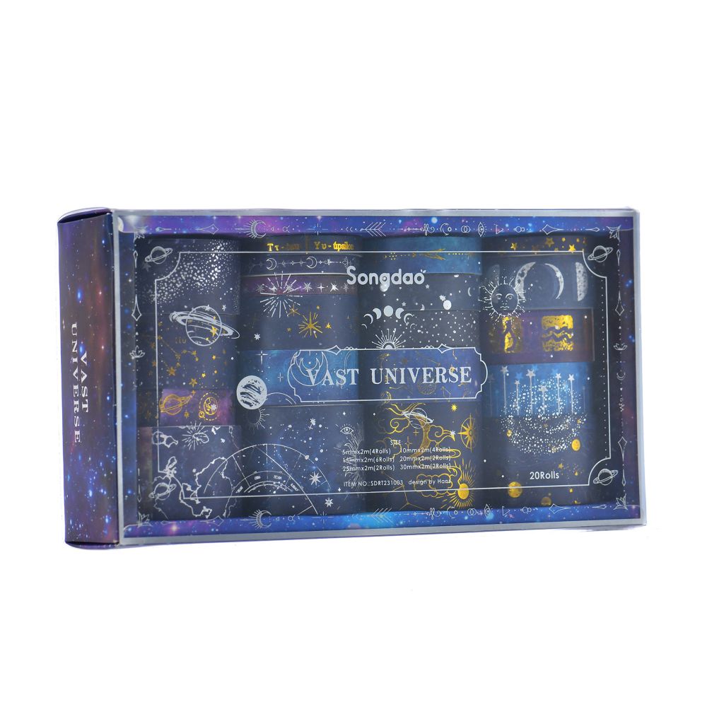 Starry Sky Series Hot Stamping Washi Tape Set 3 Styles image 4