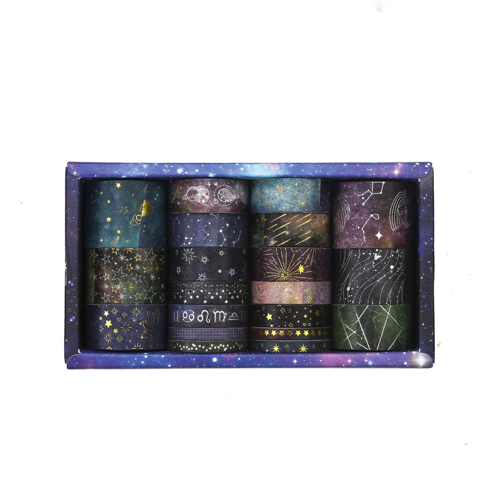 Starry Sky Series Hot Stamping Washi Tape Set 3 Styles