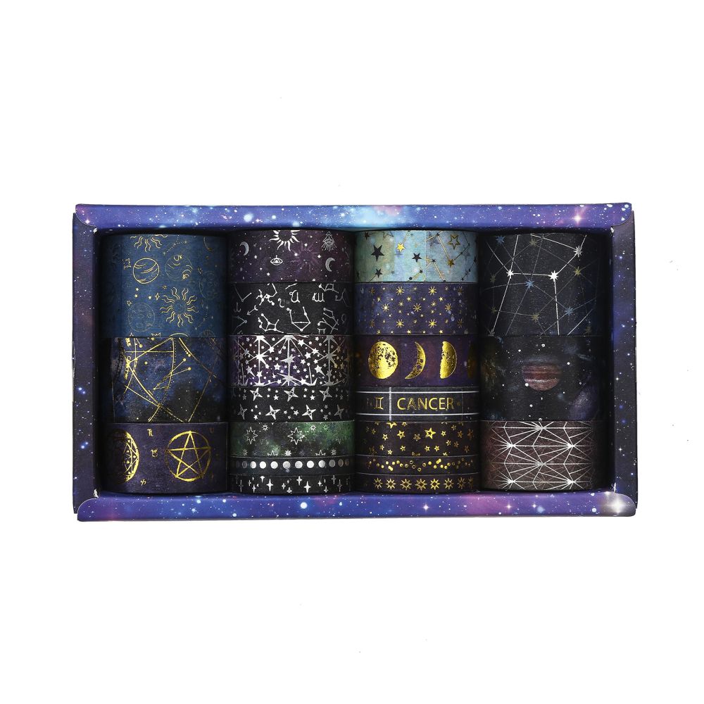 Starry Sky Series Hot Stamping Washi Tape Set 3 Styles