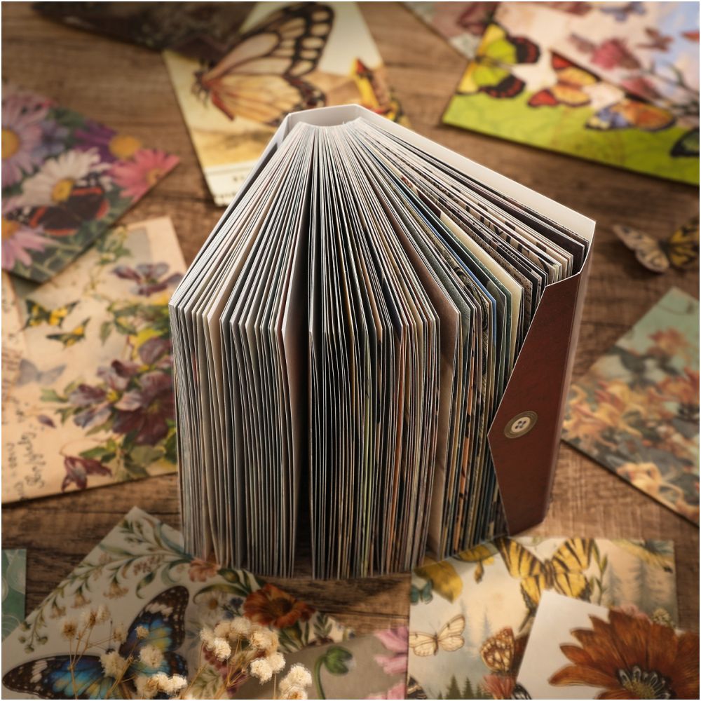 Poetry Of All Things Series Vintage Material Paper 120 Sheets 4 Designs image 1