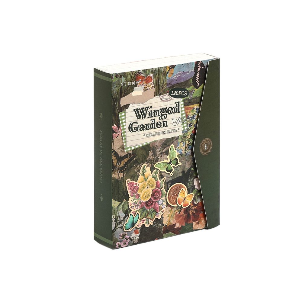 Poetry Of All Things Series Vintage Material Paper 120 Sheets 4 Designs image 4