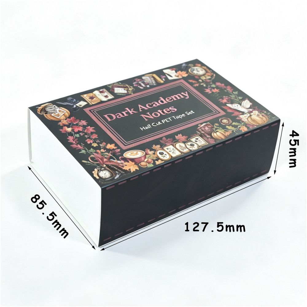 Dark Academy Notes Washi PET Tapes Set image 2