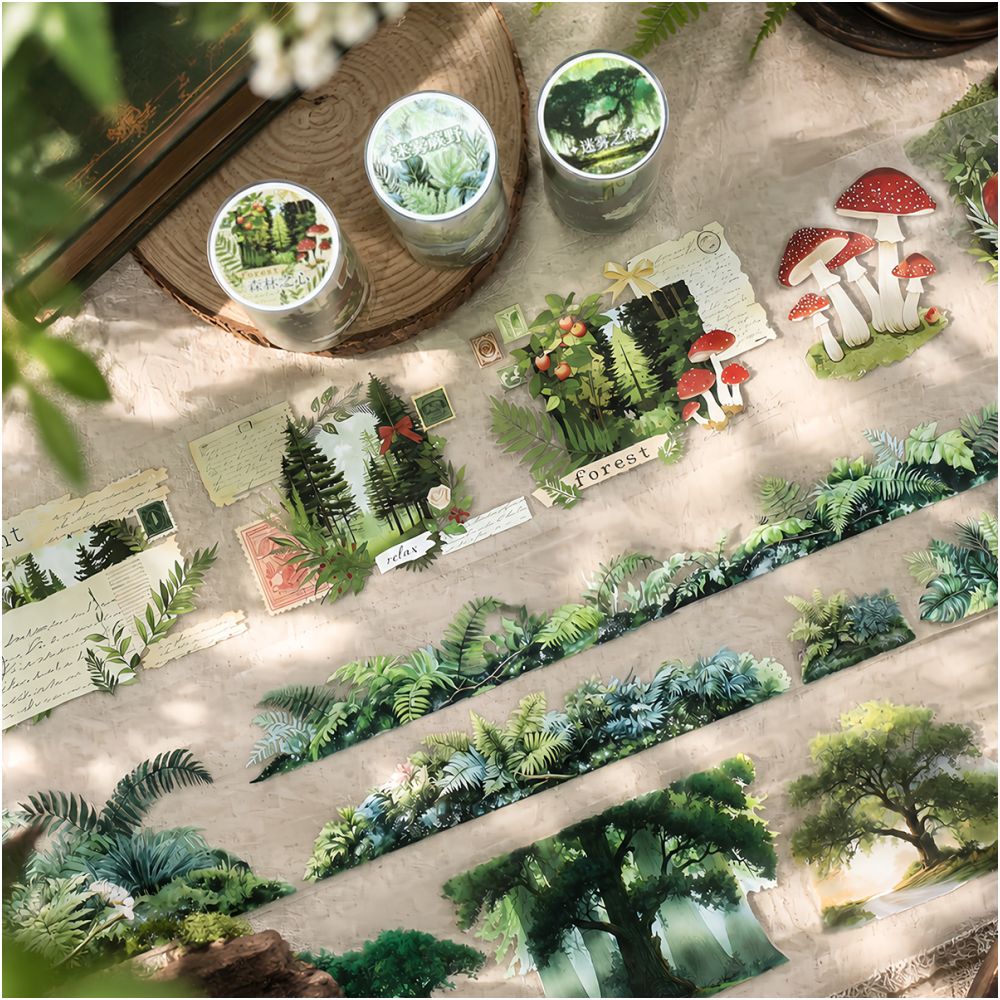 Forest fairytale Seriesl PET Tape 10 Styles image 0