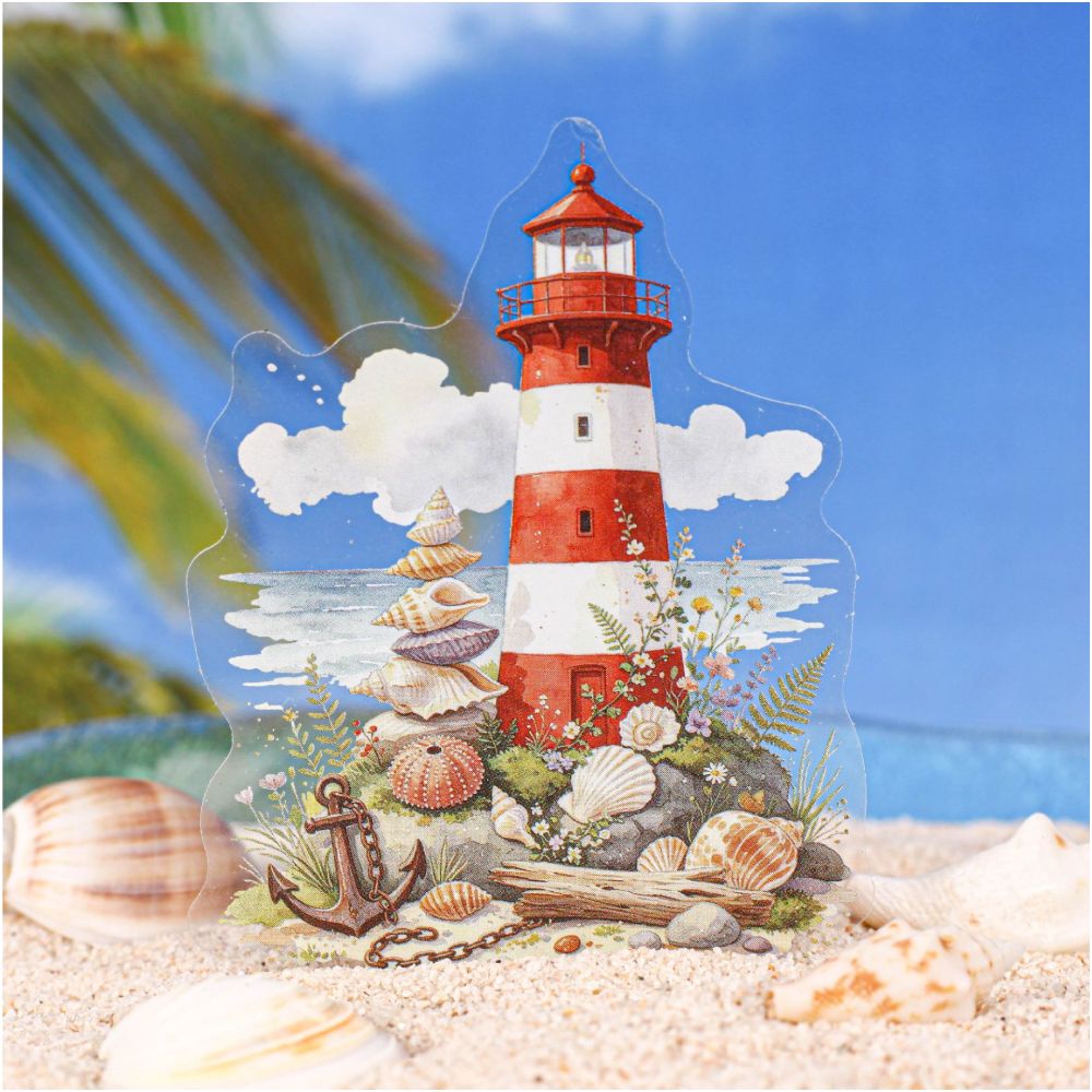 Lighthouse Series PET Stickers 20psc 6 designs image 3