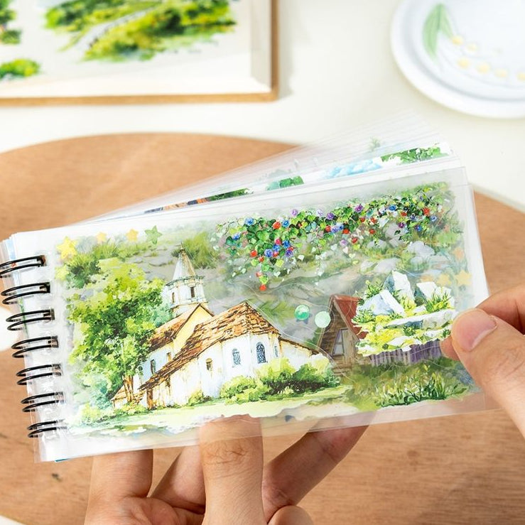 Mountain and Wilderness Series PET Sticker Book 48 sheets image 1