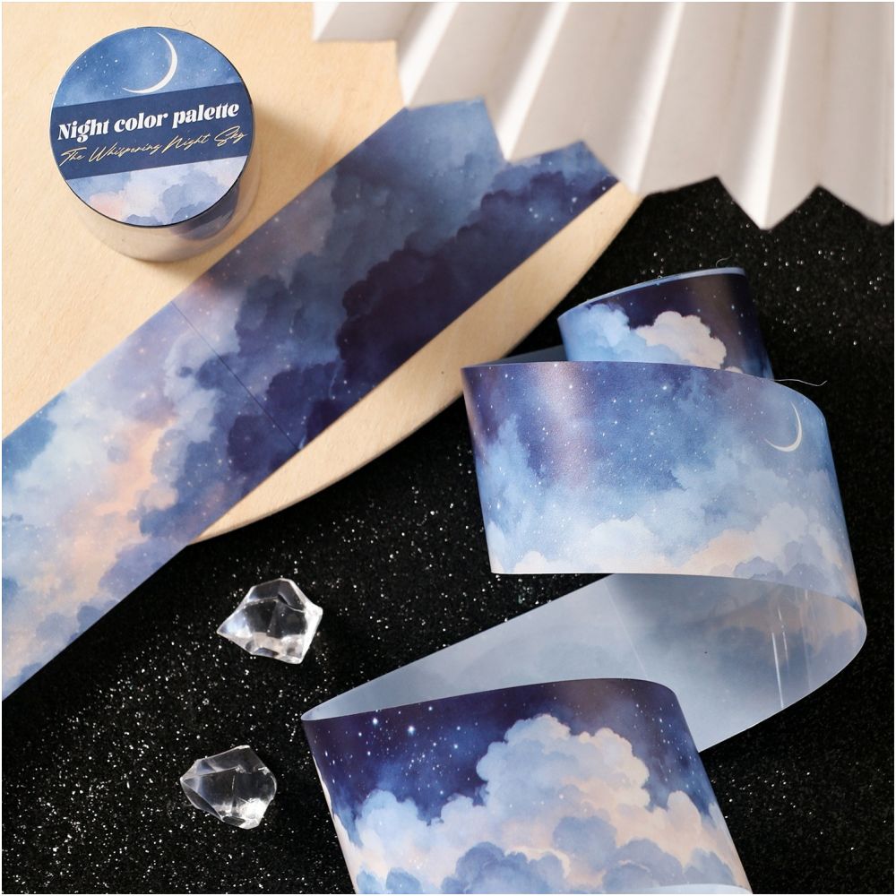 Night Air Series PET Tape 4cm x 2m 6 Designs image 0
