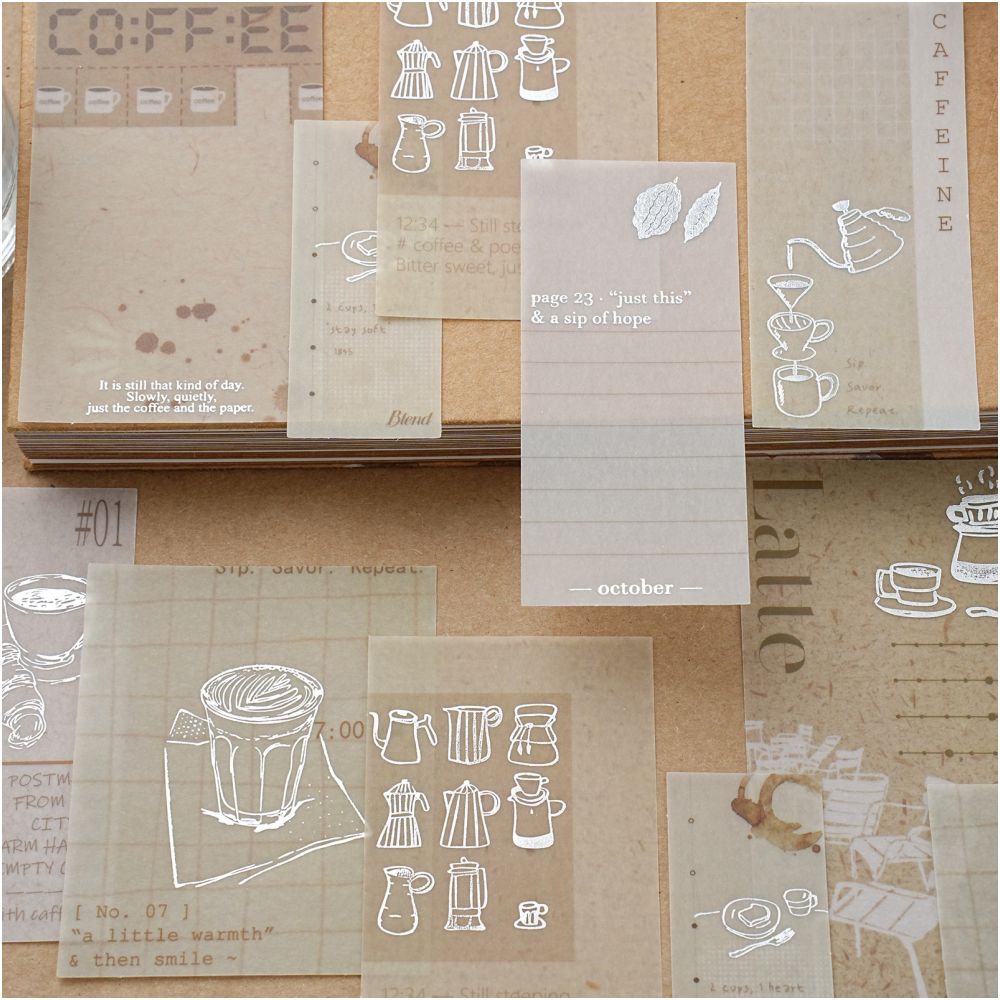 Silver Tide Notebook Series Washi Paper 18 sheets 6 designs image 3