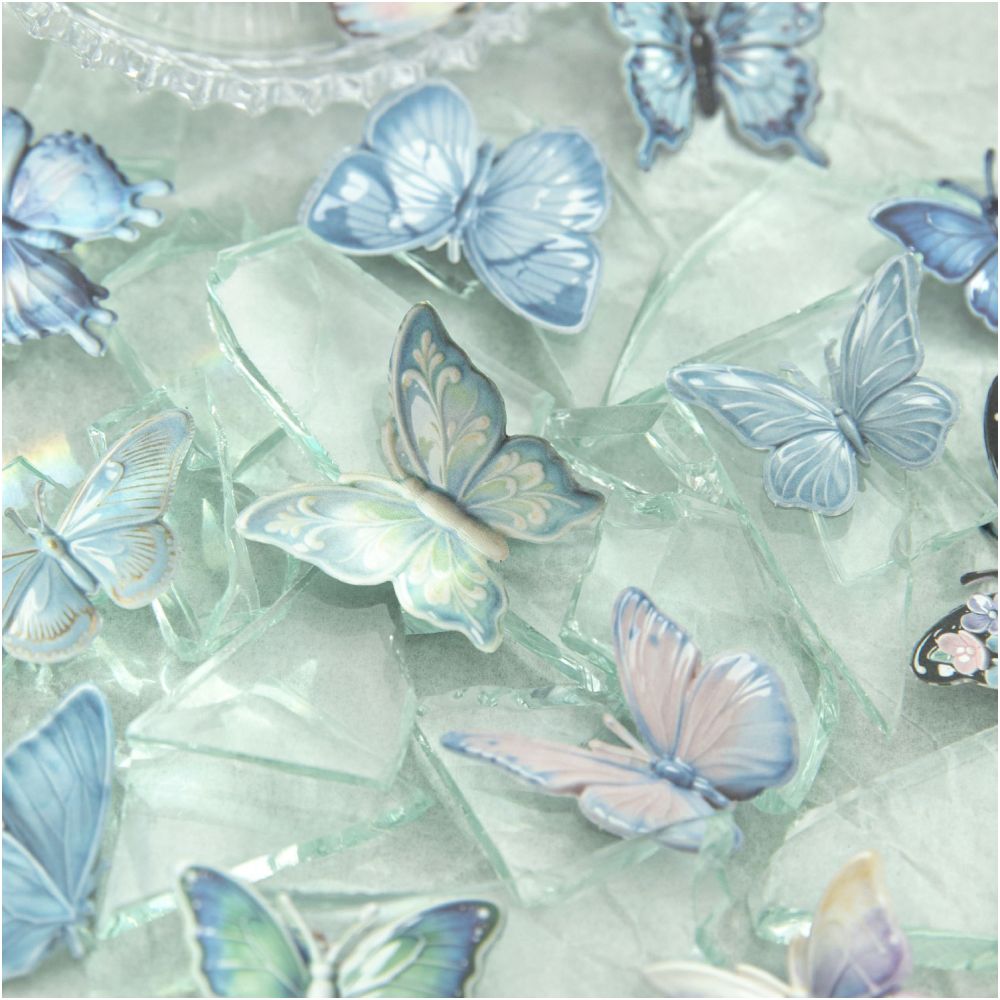 Butterfly Ceramics Series Paper Stickers 25psc 6 designs image 3
