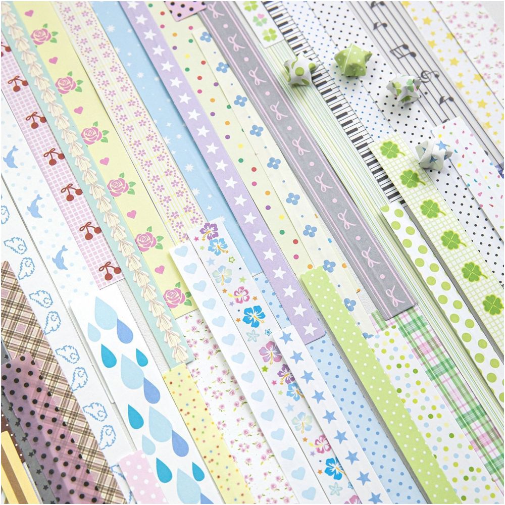 Fold Stars Together Series Paper Stickers 12 sheets 6 variants image 3