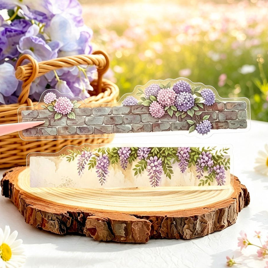 Flower Wall Series PET Stickers 20psc 4 variants image 2