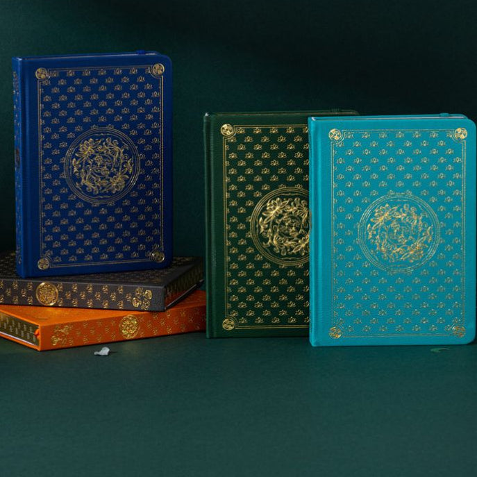 Vintage Lotus Series Thickened Notebook Dot A5 Size 96 Sheets 6 Variants image 3