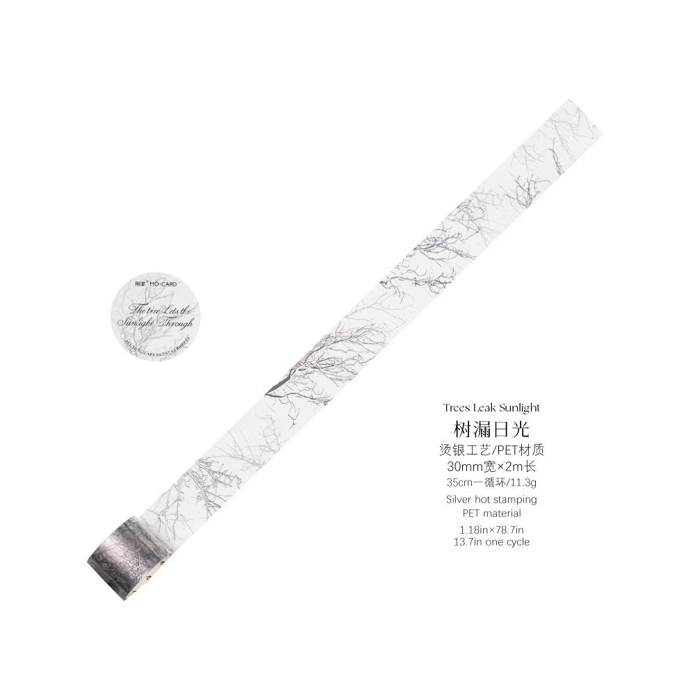 Nature Pattern Reflection Series Pet Tape 3cm x 2m 4 Variants
