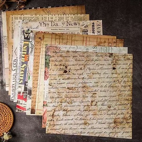 Vintage English Literary Series Material Paper 2 Variants image 0