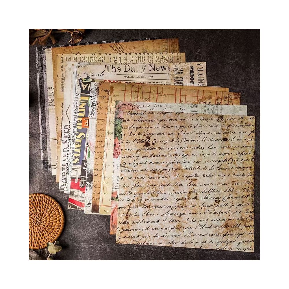 Vintage English Literary Series Material Paper 2 Variants image 3