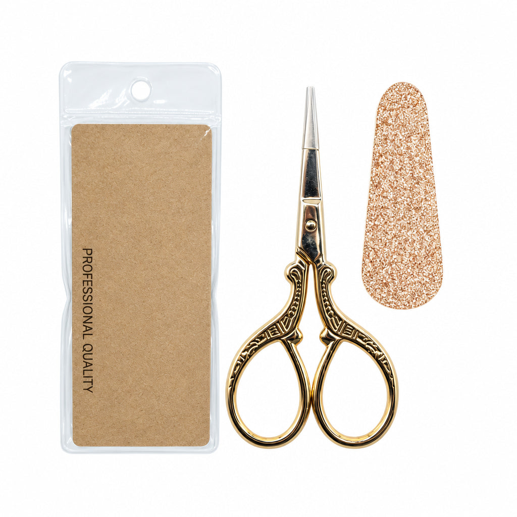 Vintage Glittered Style Series Scissors with Protective Case 12 Variants