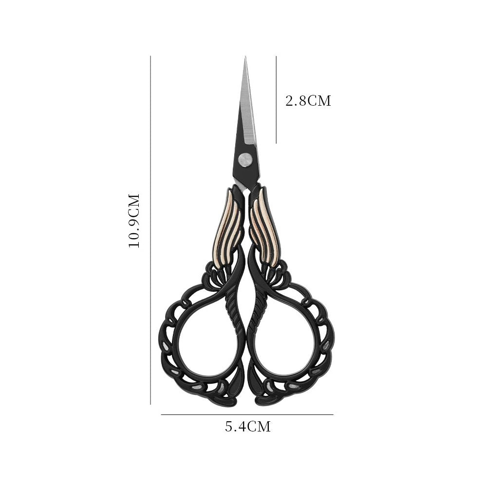 Vintage Angel Wings Series Stainless Steel Scissors