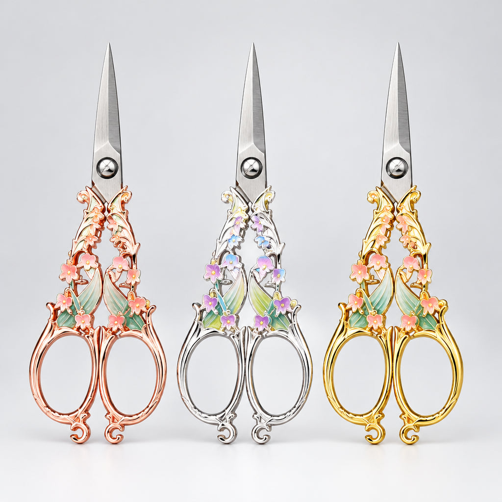 Animal Peackok Flwered Series Stainless Steel Scissors 3 Variants image 3