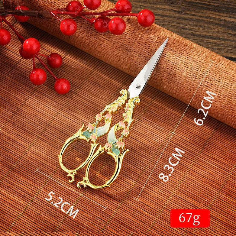 Animal Peackok Flwered Series Stainless Steel Scissors 3 Variants