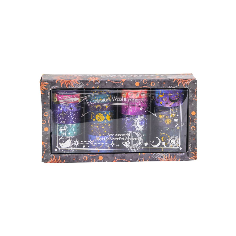 Vintage Starry Moonlight Style Series Washi Tape 10 Rolls 5cm x 2m image 4