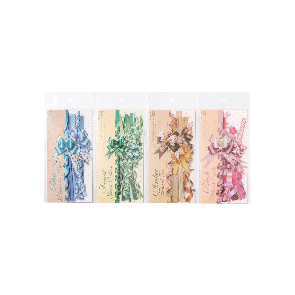 Vintage Satin Knot Bow Series Pet Stickers 10pcs 4 Variants image 4