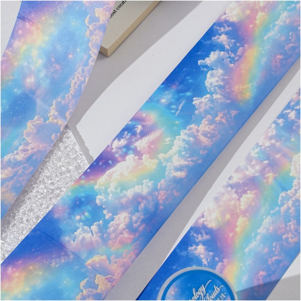 Nature Bird Cloud Weather Washi Tape 6cm x 2m 6 Variants image 1