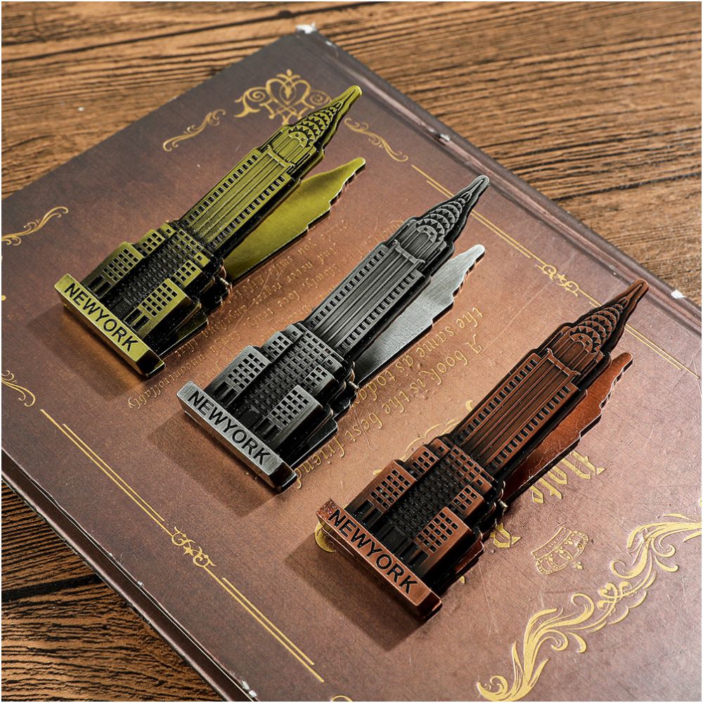 Vintage Buildings Series Paper Clips 6 Variants image 0