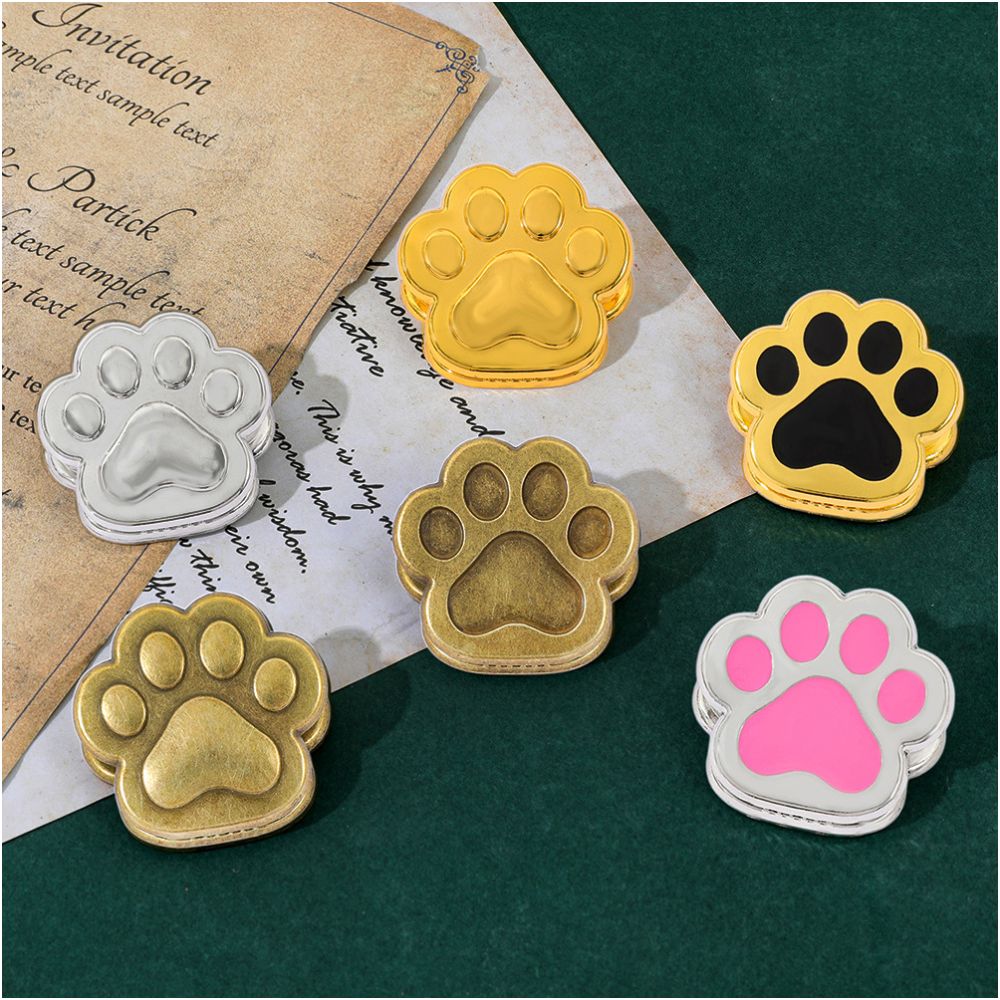 Animal Cute Cat Paw Series Paper Clips 6 Variants image 0