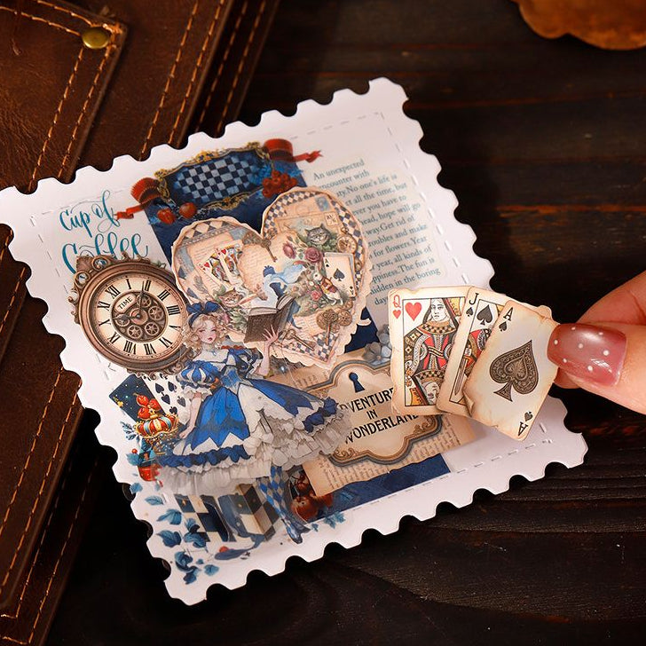 A Beautiful Day A Message Series Retro Decorative Sticker Pack 30 Sheets 6 Designs image 3