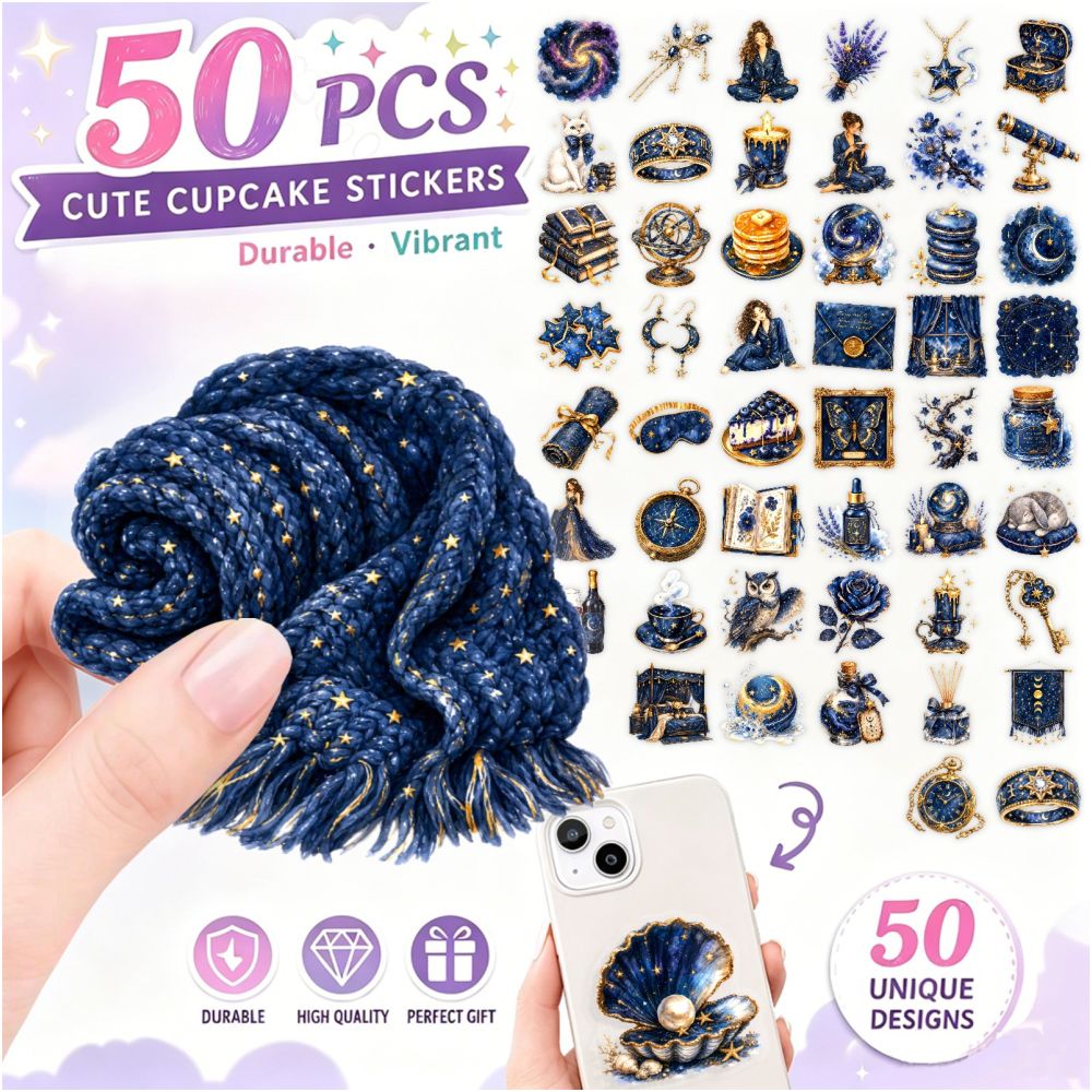 Magic Blue Mystery Pet Stickers 50pcs image 3