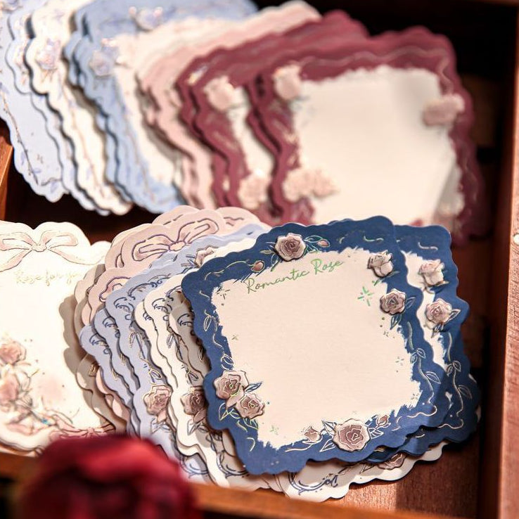 Vintage Rose Promise Series Textured Paper 45psc 3 variants image 0