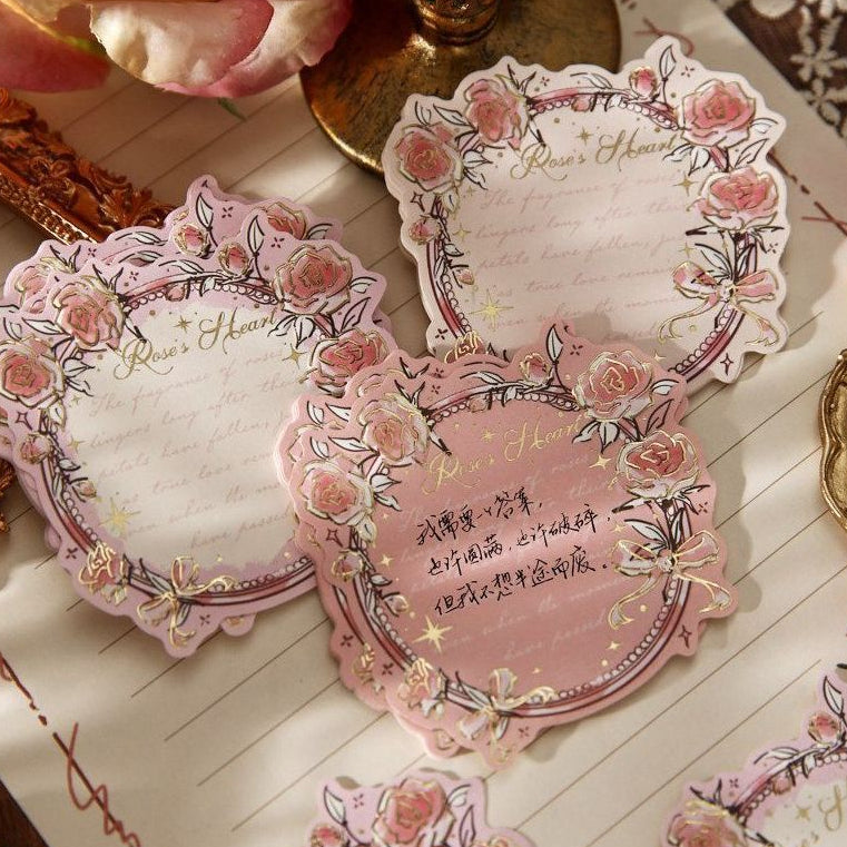 Vintage Rose Promise Series Textured Paper 45psc 3 variants image 1