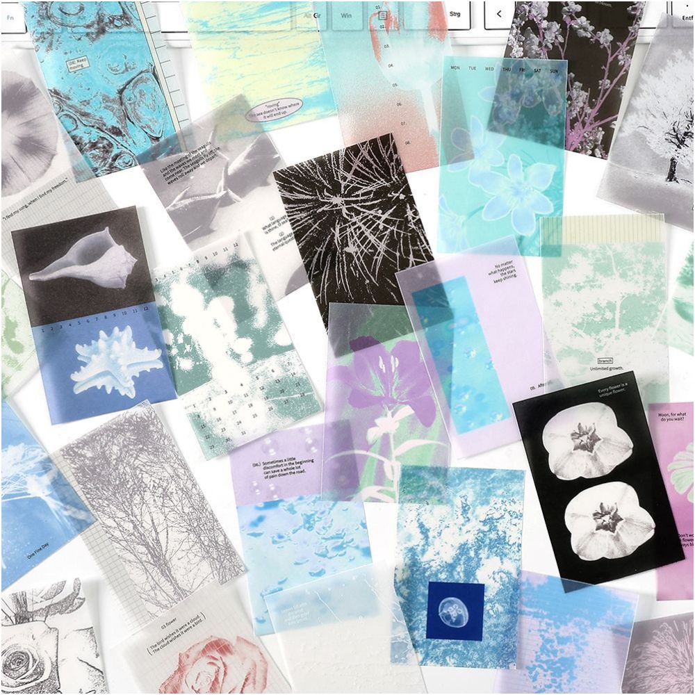 Slow Season Series Tracing Paper 6 7cm x 10 5cm 10 Sheets 4 variants image 1