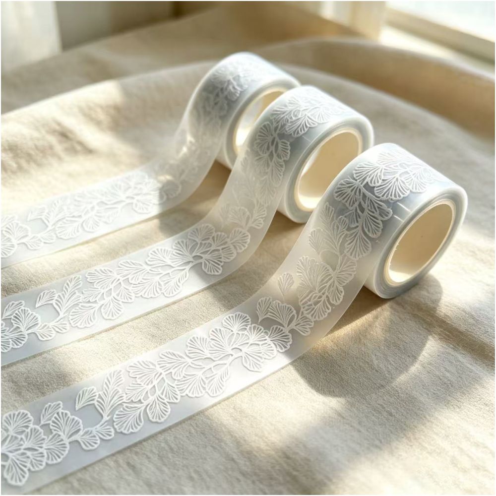 Vintage Exquisite Silk Lace Pet Tape 5cm x 2m 2 Variants image 2