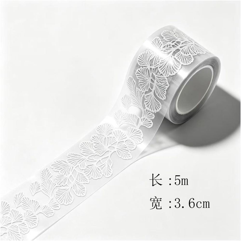Vintage Exquisite Silk Lace Pet Tape 5cm x 2m 2 Variants