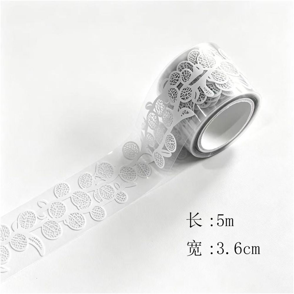 Vintage Exquisite Silk Lace Pet Tape 5cm x 2m 2 Variants
