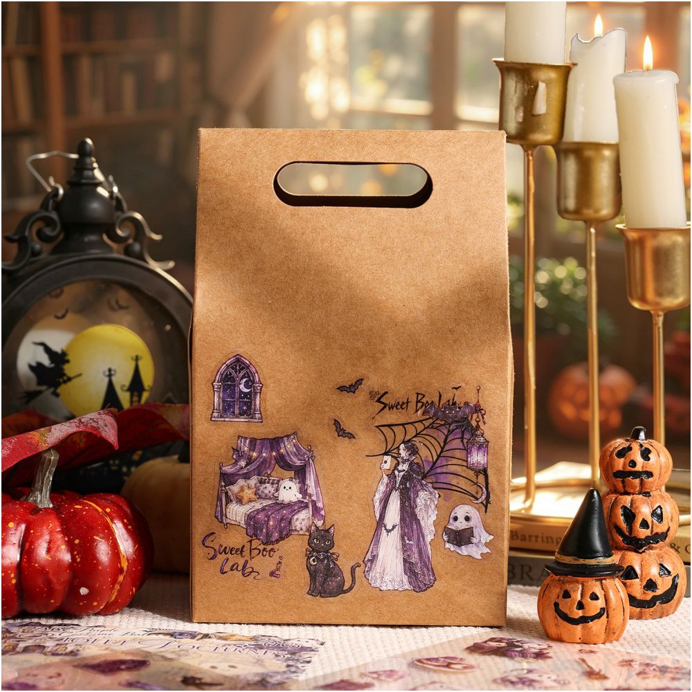Halloween Witch Feast Series Pet Stickers 4 Sheets 4 Variants image 3