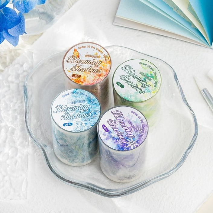 Nature Watercolor Base Pet Tape 6cm x 2m 4 Designs image 2