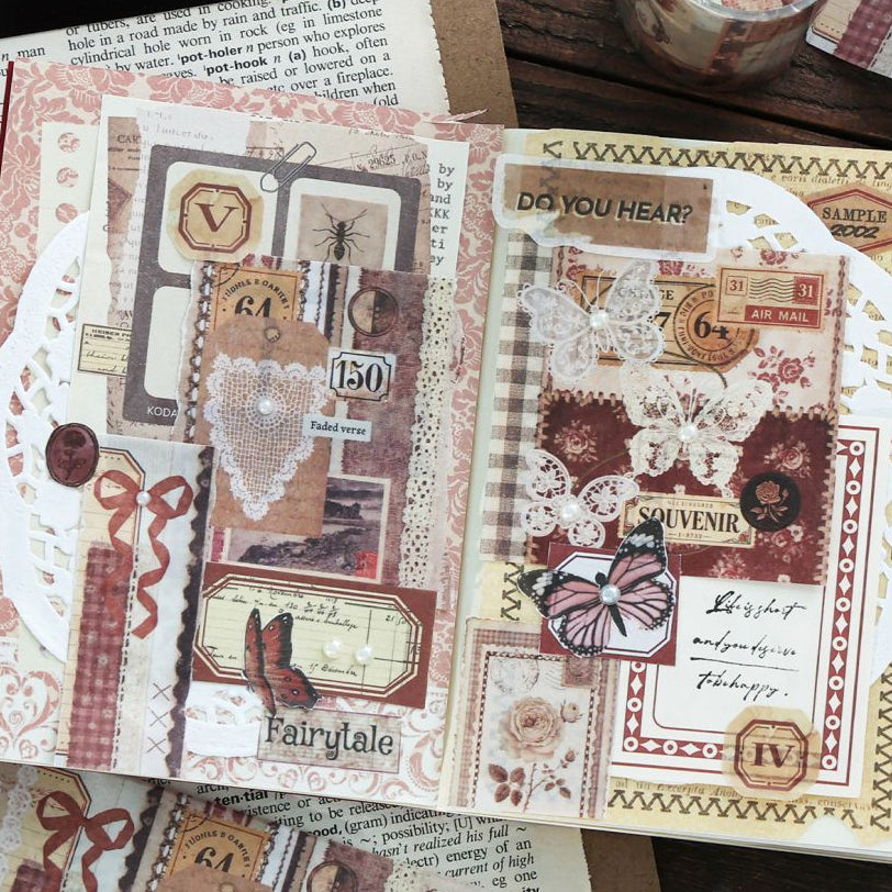Vintage Era Series Washi Tape 6cm x 2m 4 Variants image 2