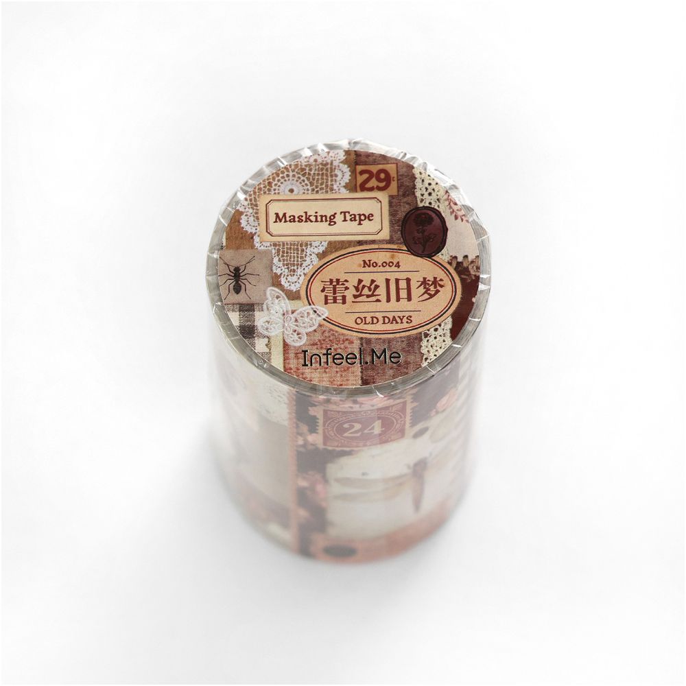 Vintage Era Series Washi Tape 6cm x 2m 4 Variants image 4