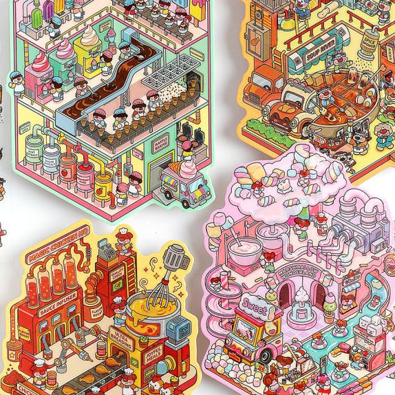 Sweet Fluff Workshop Series Pet Stickers 4 Variants image 0