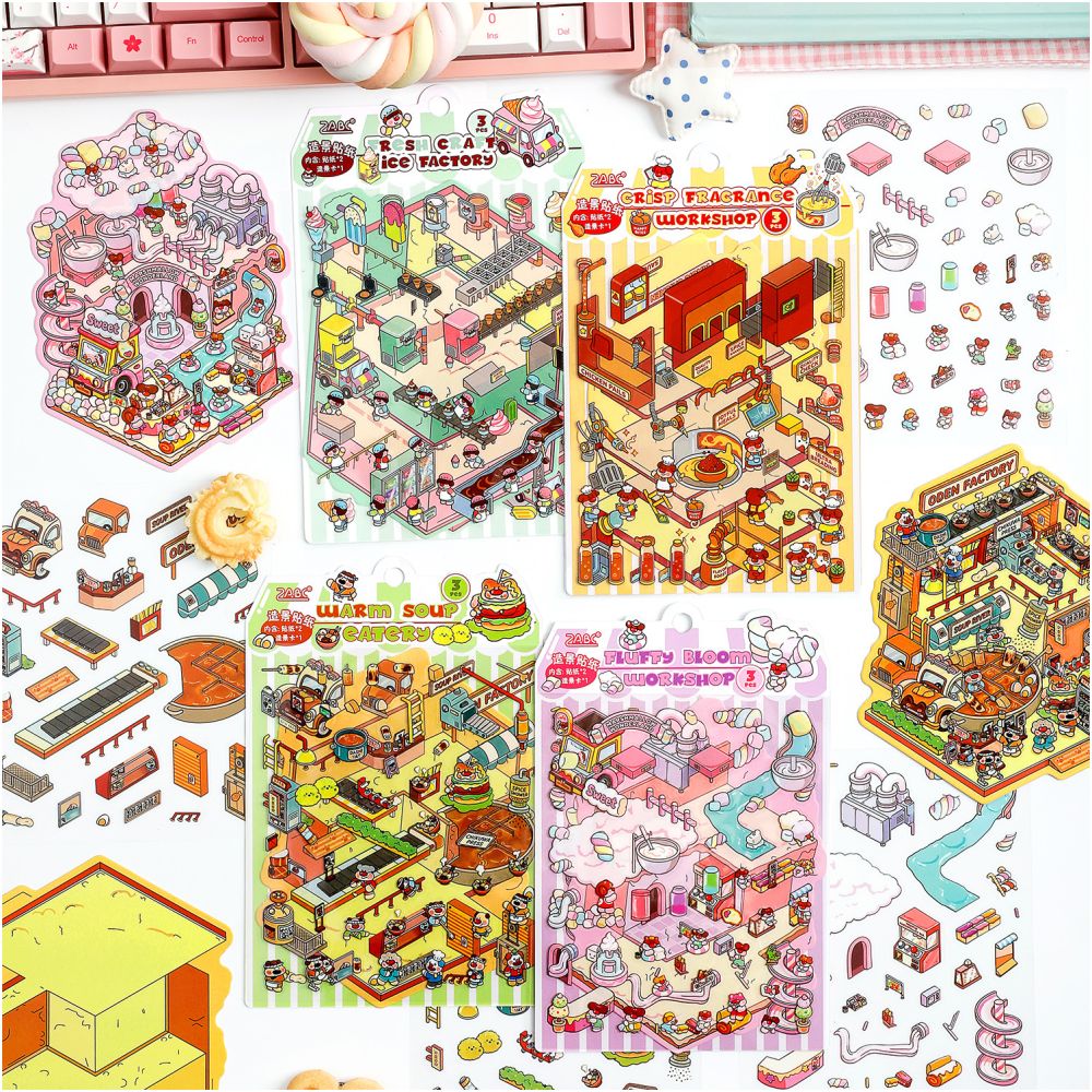 Sweet Fluff Workshop Series Pet Stickers 4 Variants image 1
