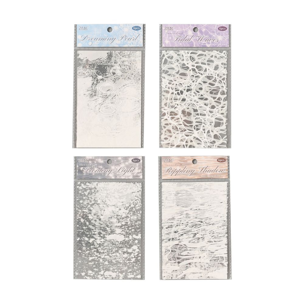 Wave Dreams Series Pet Stickers 10cm x 15cm 6pcs 4 Variants image 4