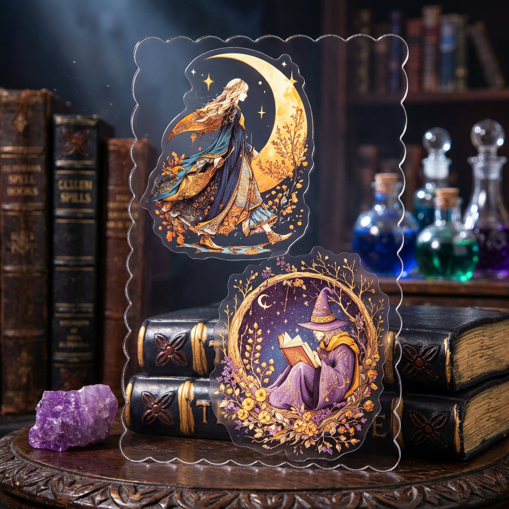 Magic Chronicles Series PET Stickers 16psc 6 Designs image 0