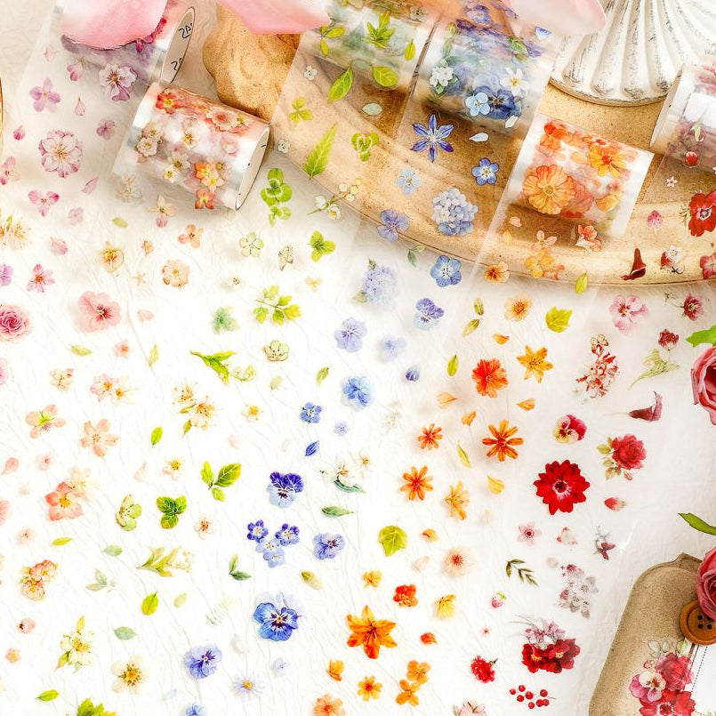 Floral Ornament Decorative PET Tape 5cm x 2m 6 variants image 1